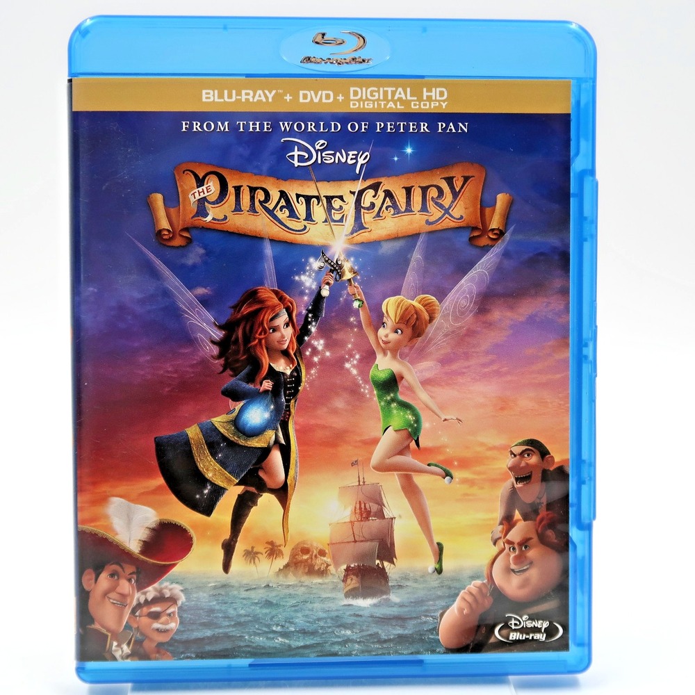 Disney The Pirate Fairy Blu-ray DVD 2014 Movie Tinker Bell G Rated